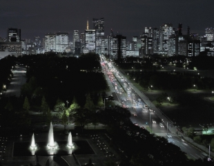 Palace Hotel Tokyo - Wadakura Fountain Park - Night View